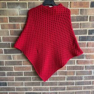 Blarney Woolen Mills knit wool poncho
